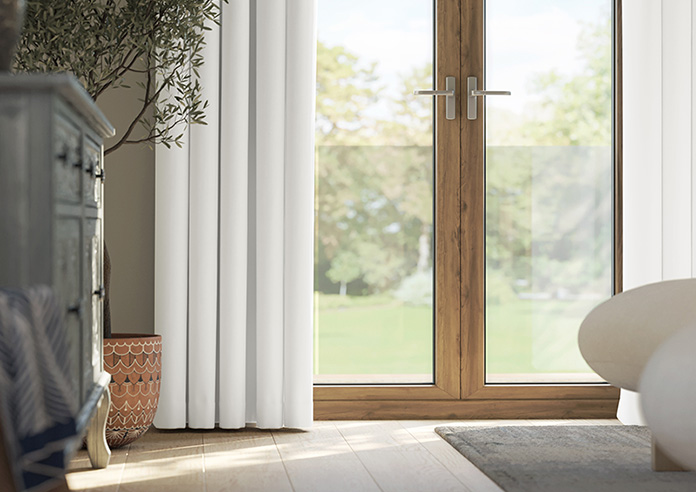 Ascot, Bright White - Made to Measure Curtains - Image 5